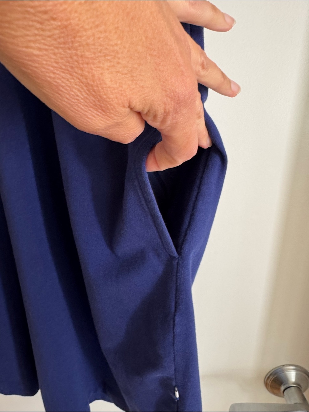 Kit and Ace Navy Short-Sleeve Polo with Chest Pocket - Picture 6 of 6